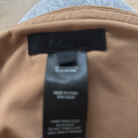 h:ours Tan Draped Mini Skirt - Picture 3 of 3